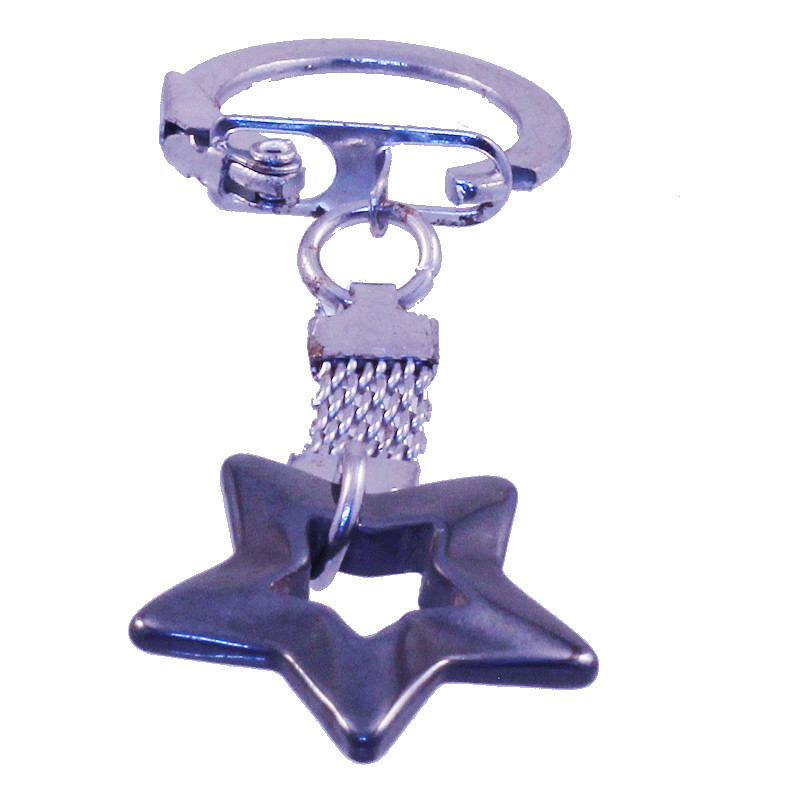 432013 - Брелок гематит Звездочка