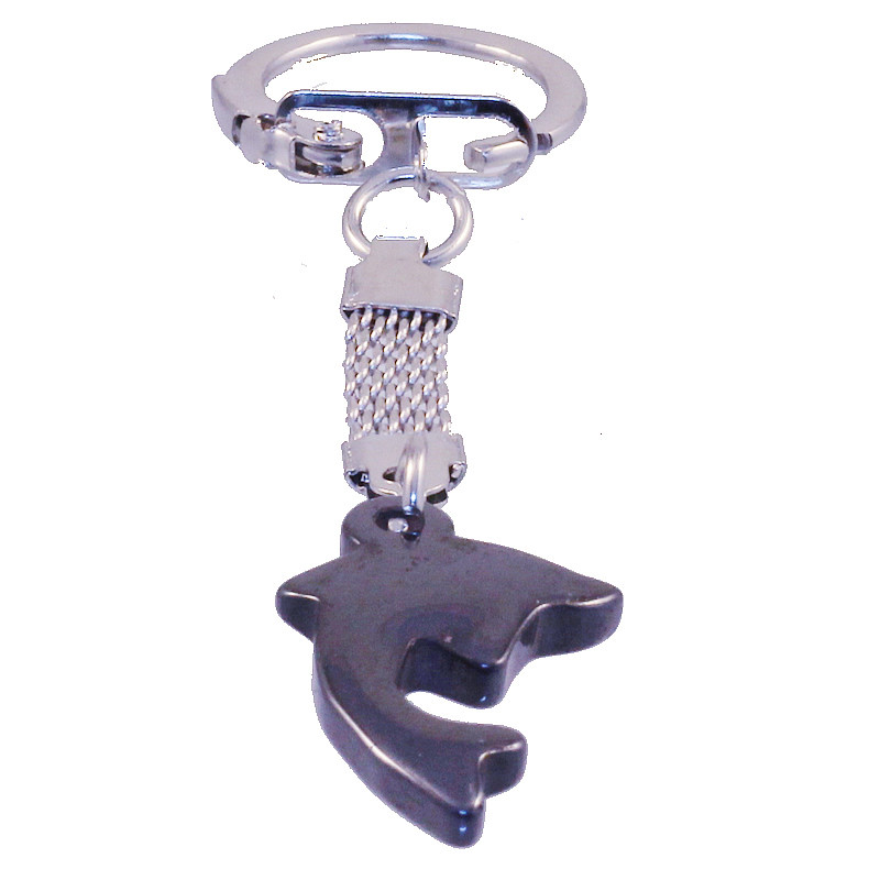 432014 - Брелок гематит Дельфинчик